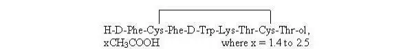 octreotide acetate amino acid sequence
							