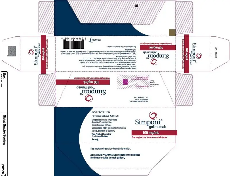 PRINCIPAL DISPLAY PANEL - 100 mg/mL Autoinjector Syringe Carton