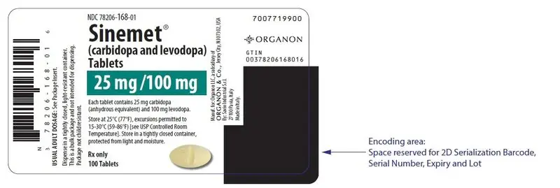 PRINCIPAL DISPLAY PANEL - 25 mg/100 mg Tablet Bottle Label