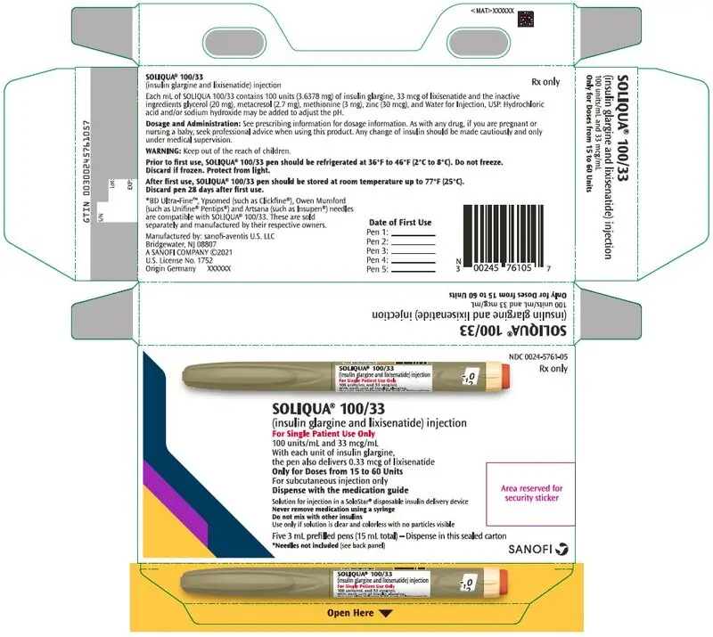 PRINCIPAL DISPLAY PANEL - 3 mL Pen Carton