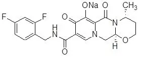 Dolutegravir Sodium Chemical Structure