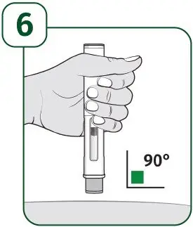 image of of how to properly hold the autoinjector - AI instructions for use