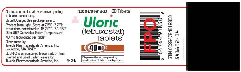 PRINCIPAL DISPLAY PANEL - 40 mg Tablet Bottle Label