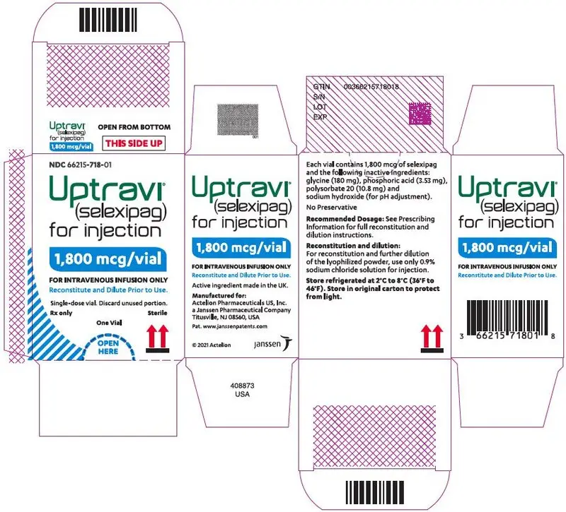 PRINCIPAL DISPLAY PANEL - 1,800 mcg Vial Carton