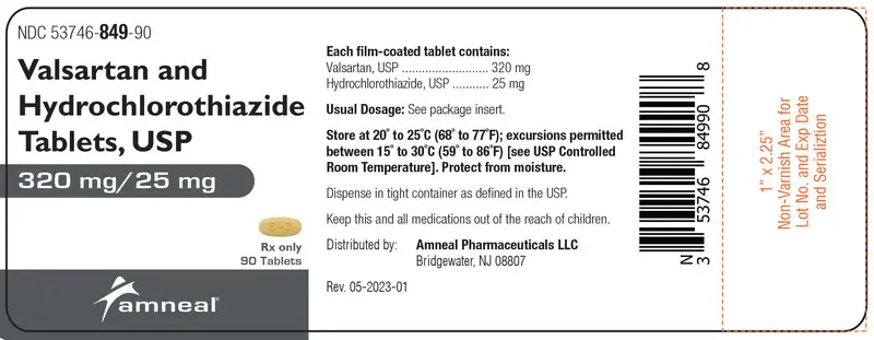 320 mg/25 mg Label