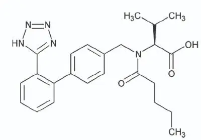 Valsartan Structural Formula