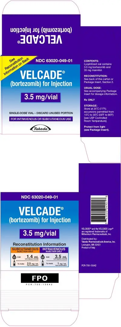 PRINCIPAL DISPLAY PANEL - 3.5 mg Vial Carton