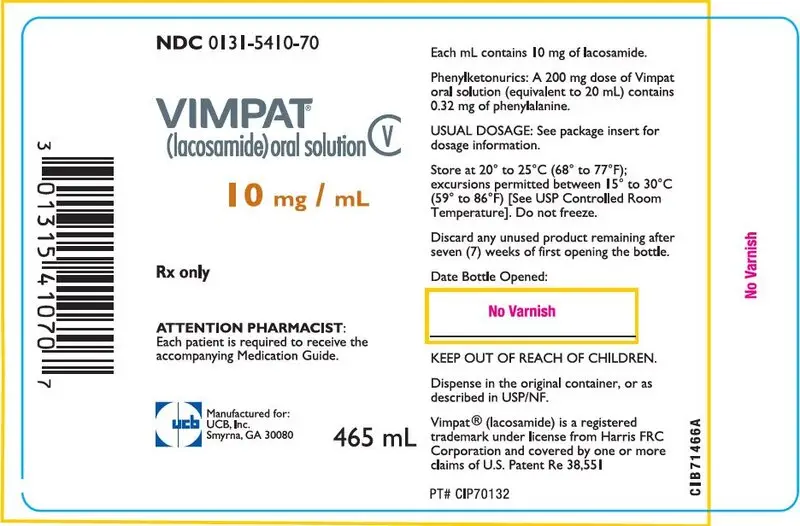 PRINCIPAL DISPLAY PANEL - 465 mL Bottle Label