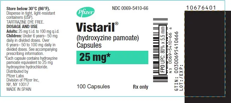 PRINCIPAL DISPLAY PANEL - 25 mg Capsule Bottle Label