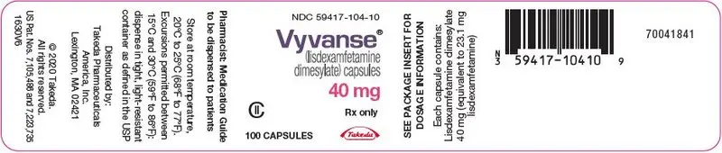 PRINCIPAL DISPLAY PANEL - 40 mg Capsule Bottle Label