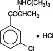 buproprion hydrochloride chemical structure