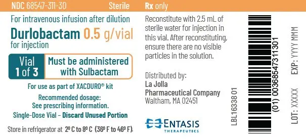 Principal Display Panel - 0.5 g Vial Label - 1 of 3