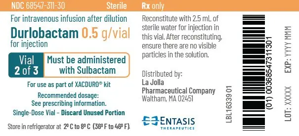 Principal Display Panel - 0.5 g Vial Label - 2 of 3