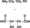 Cysteamine Bitartrate Structural Formula