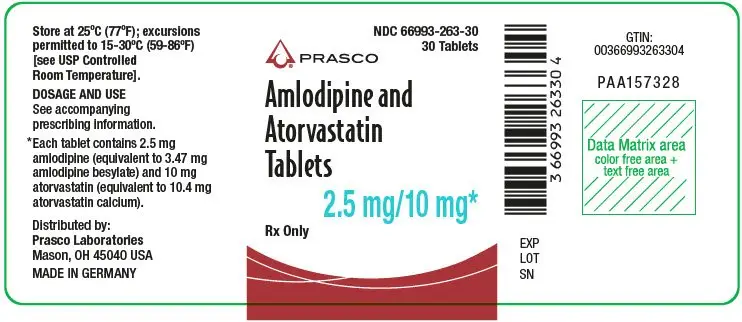 PRINCIPAL DISPLAY PANEL - 2.5 mg/10 mg Tablet Bottle Label