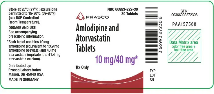 PRINCIPAL DISPLAY PANEL - 10 mg/40 mg Tablet Bottle Label