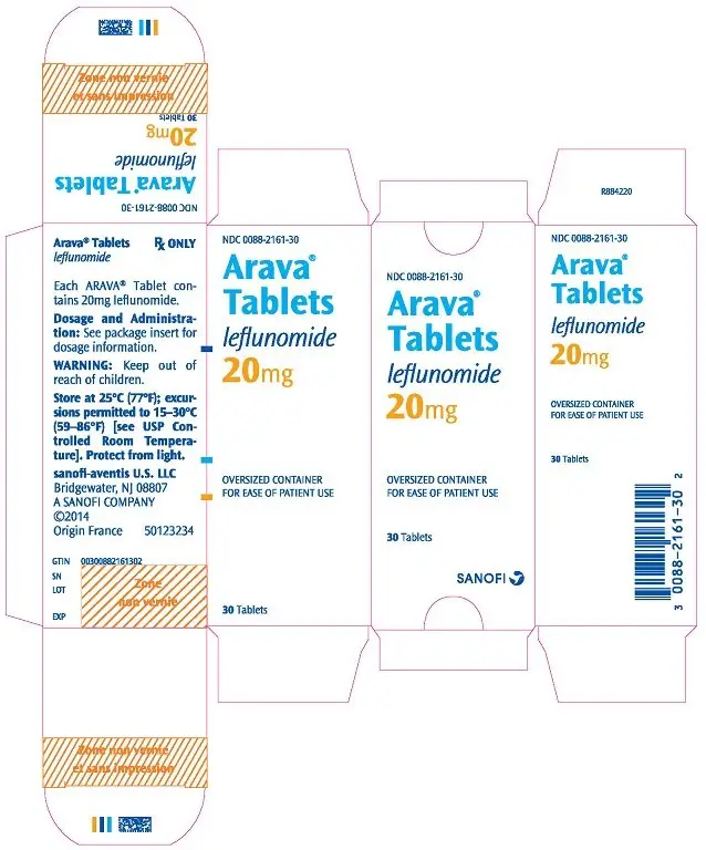 PRINCIPAL DISPLAY PANEL - 20 mg Carton