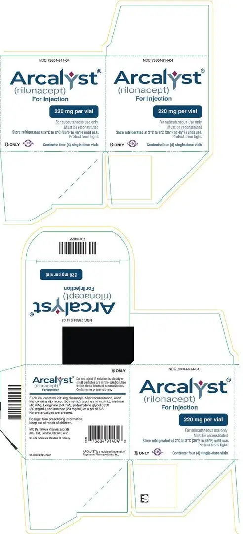 PRINCIPAL DISPLAY PANEL -  220 mg Vial Carton