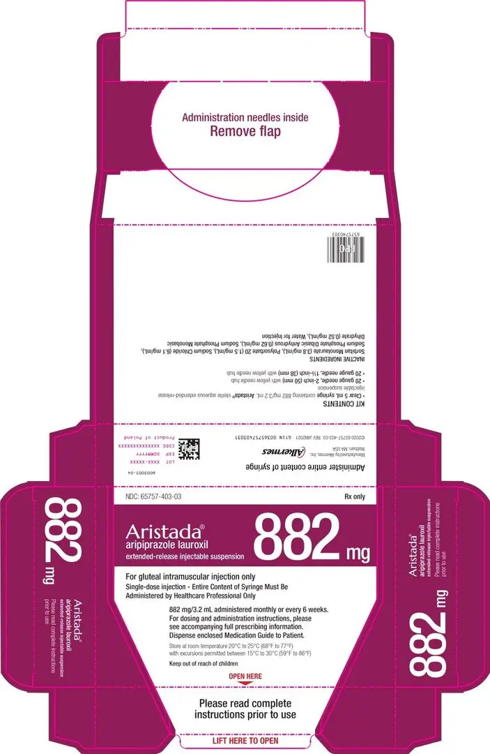 Principal Display Panel - 882 mg/3.2 mL Carton Label
