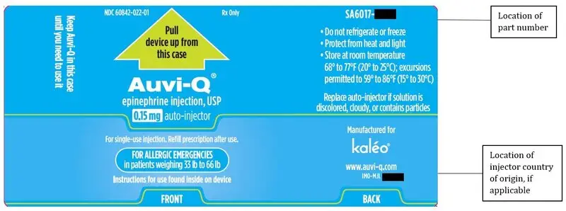 0.15 mg Outer Case Label