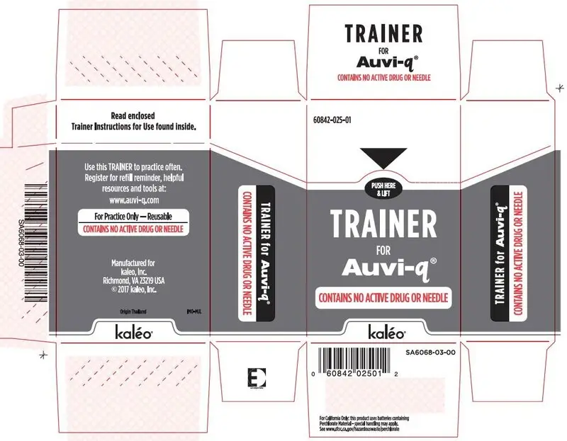 Trainer Carton Label (Supplied with 0.1 mg Auto-Injectors)