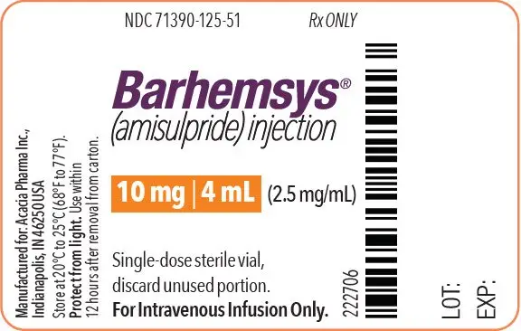 PRINCIPAL DISPLAY PANEL - 4 mL Vial Label