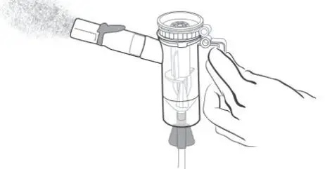 Checking a steady mist coming from the Mouthpiece