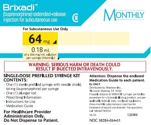 Carton - Principal Panel - 64 mg Monthly Dose