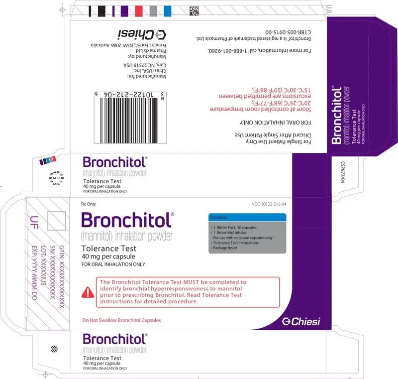 Principal Display Panel - 40 mg Tolerance Test Carton Label