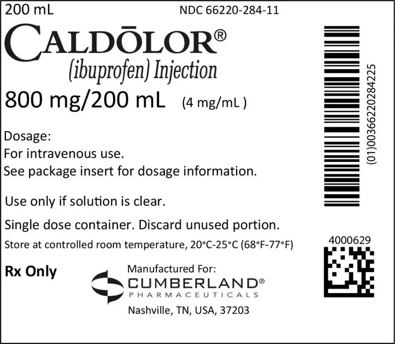 Principal Panel Display – Bag Label
