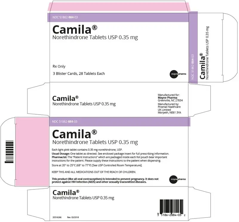 PRINCIPAL DISPLAY PANEL - 0.35 mg Tablet Blister Pack Carton