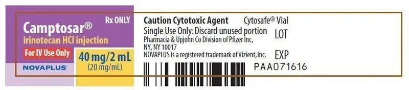 PRINCIPAL DISPLAY PANEL - 40 mg/2 mL Vial Label