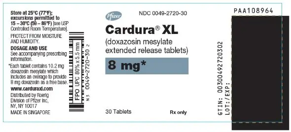 PRINCIPAL DISPLAY PANEL - 8 mg Tablet Bottle Label