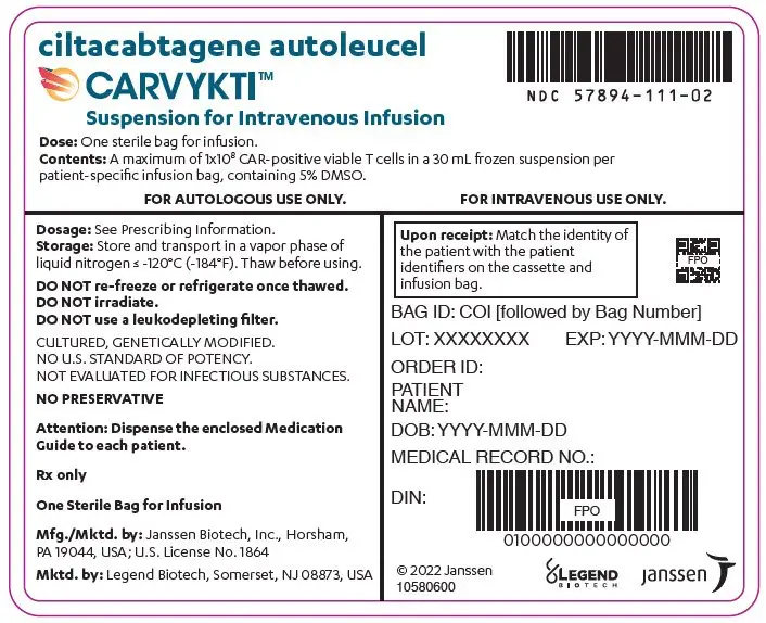 PRINCIPAL DISPLAY PANEL - 30 mL Bag Label