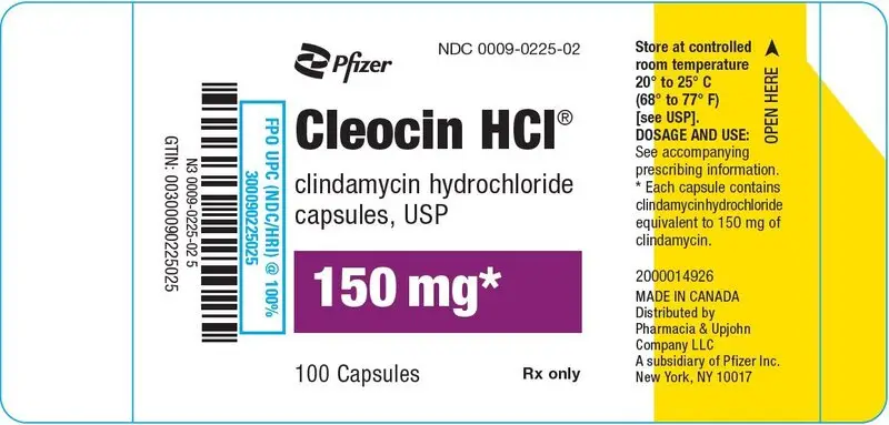 PRINCIPAL DISPLAY PANEL - 150 mg Capsule Bottle Label