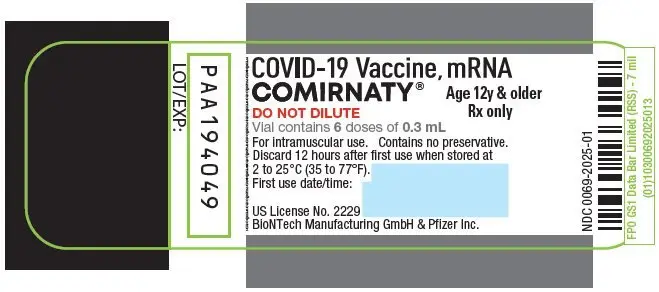 PRINCIPAL DISPLAY PANEL - 0.3 mL Multiple Dose Vial Label