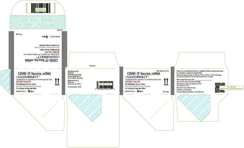 PRINCIPAL DISPLAY PANEL - 25 Multiple Dose Vial Carton