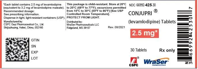 PRINCIPAL DISPLAY PANEL - 2.5 mg Tablet Bottle Label