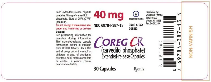 PRINCIPAL DISPLAY PANEL - 40 mg Bottle Label