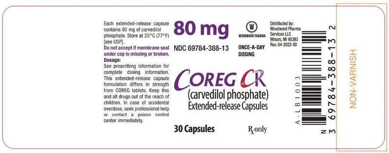 PRINCIPAL DISPLAY PANEL - 80 mg Bottle Label