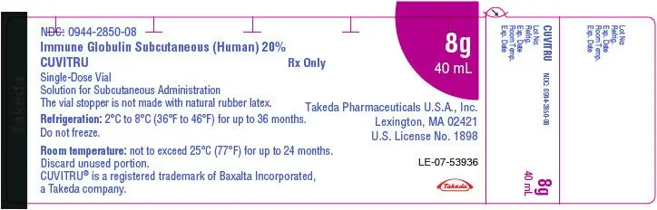 PRINCIPAL DISPLAY PANEL - 40 mL Vial Label