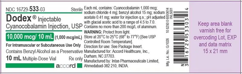 PRINCIPAL DISPLAY PANEL - 10 mL vial label