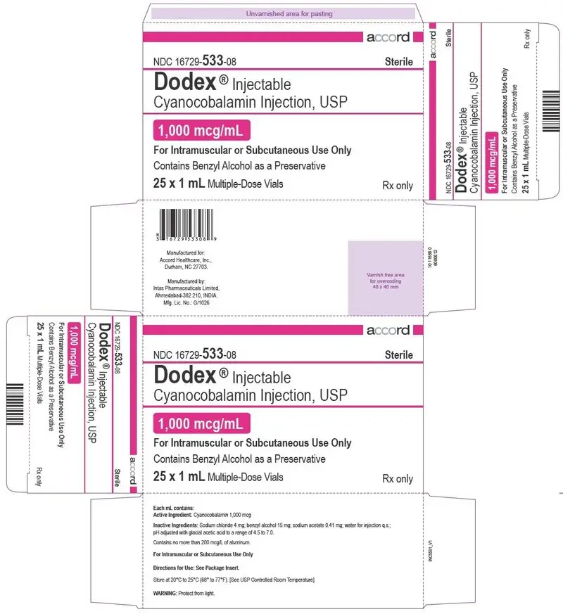 PRINCIPAL DISPLAY PANEL - 25 X 1 mL vial Carton