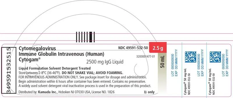 Principal Display Panel – 50 mL Vial Label
