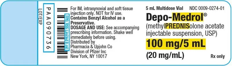 PRINCIPAL DISPLAY PANEL - 100 mg/5 mL Vial Label