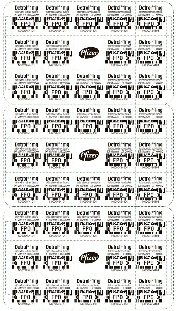 PRINCIPAL DISPLAY PANEL - 1 mg Tablet Blister