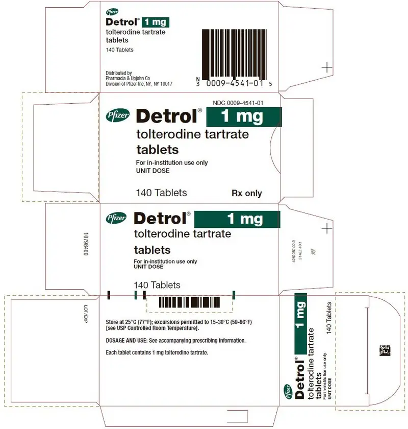 PRINCIPAL DISPLAY PANEL - 1 mg Tablet Unit Dose Carton