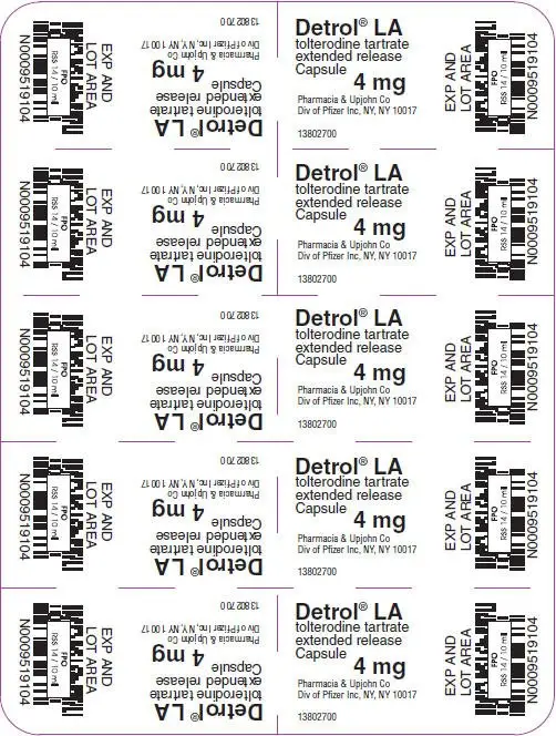 PRINCIPAL DISPLAY PANEL - 4 mg Capsule Dose Foil Pack