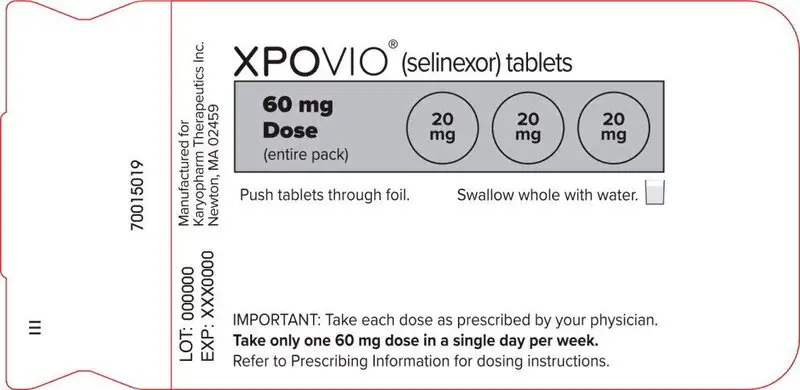 Principal Display Panel – 60 mg (Once Weekly) Blister Pack Label
