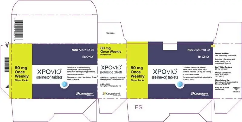 Principal Display Panel – 80 mg (Once Weekly) Carton Label
